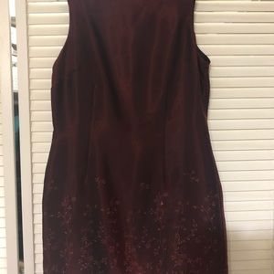 Burgundy Dress